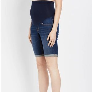 Indigo Blue maternity Bermuda shorts